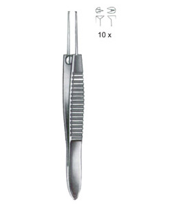 Bonn Iris Forceps with Pin 1x2TH