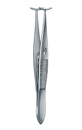 Green Fixation Forceps